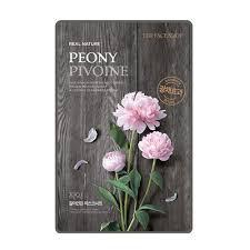 The Face Shop Real Nature Peony Sheet Mask Hot on Sale