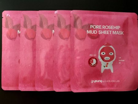 JJ Young Pore Rosehip Mud Sheet Masks Online Sale