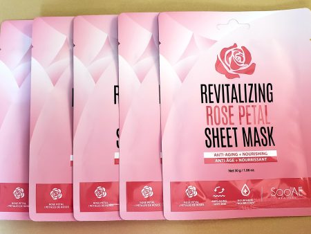 Soo Ae Revitalizing Rose Petal Sheet Mask Online Sale