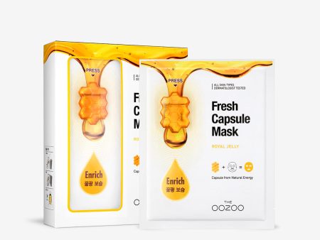 THE OOZOO Fresh Capsule Mask Royal Jelly--BOX OF 4 MASKS For Cheap