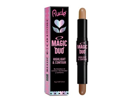 RUDE Magic Duo Highlight & Contour Online Hot Sale