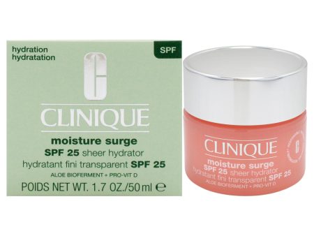 Moisture Surge Sheer Hydrator SPF 25 by Clinique for Women - 1.7 oz Moisturizer Online now