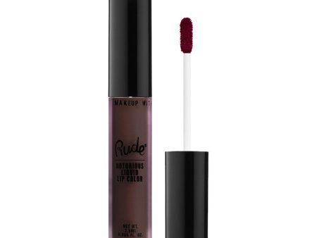 Rude - Notorious Liquid Lip Color - Criminal Mind Supply