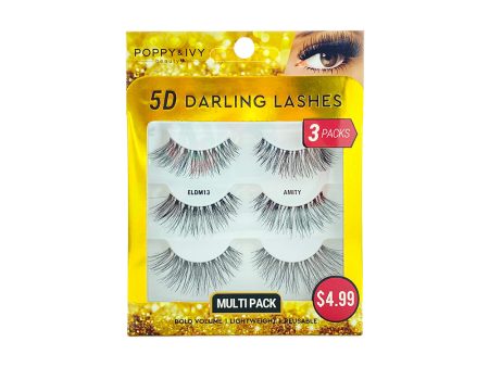 ABSOLUTE Poppy & Ivy 5D Darling Lashes (3-Pack) Online Sale