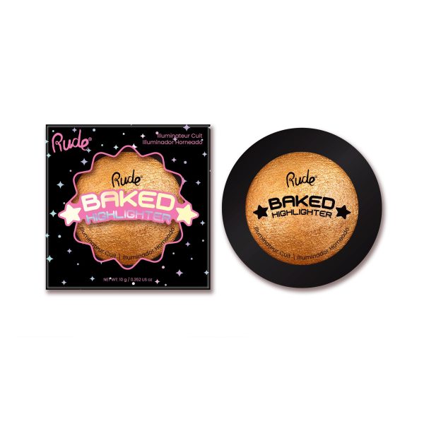 Rude - Baked Highlighter - Queens Glow Discount