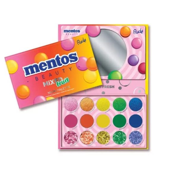 RUDE Mentos Mixed Fruit Neon Palette Online now