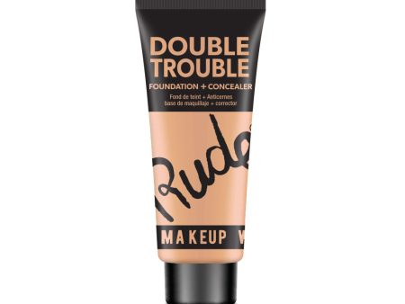 Rude - Double Trouble Foundation + Concealer - Linen Cheap