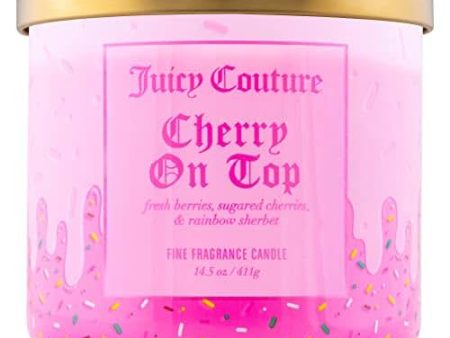 JUICY COUTURE CHERRY ON TOP by , CANDLE 14.5 OZ Supply