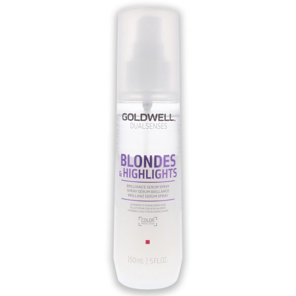 Dualsenses Blondes Highlights Brillance Serum Spray by Goldwell for Unisex - 5 oz Serum Hot on Sale