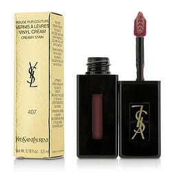 Yves Saint Laurent Vinyl Cream Lip Stain, 407 Carmin Session, 0.18 Ounce on Sale