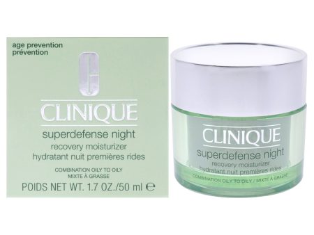 Clinique Superdefense Night Recovery Moisturizer - Combination Oily To Oily By Clinique For Women - 1.7 Oz Mo  1.7 oz Fashion