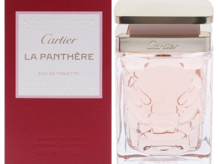 La Panthere by Cartier for Women - 3.3 oz EDT Spray Online Hot Sale