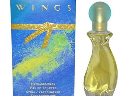 Wings by Giorgio Beverly Hills Eau De Toilette Spray 1.7 oz Fashion