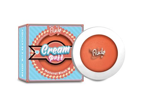 RUDE Cream Puff Smooth Long Lasting Natural Blush (Creamsicle) Online