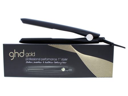 GHD Gold Professional Styler Flat Iron - Black by GHD for Unisex - 1 Inch Flat Iron Cheap