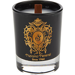 TIZIANA TERENZI ALMOND VANILLA by Tiziana Terenzi , SCENTED BLACK GLASS CANDLE 1.4 OZ Online Hot Sale