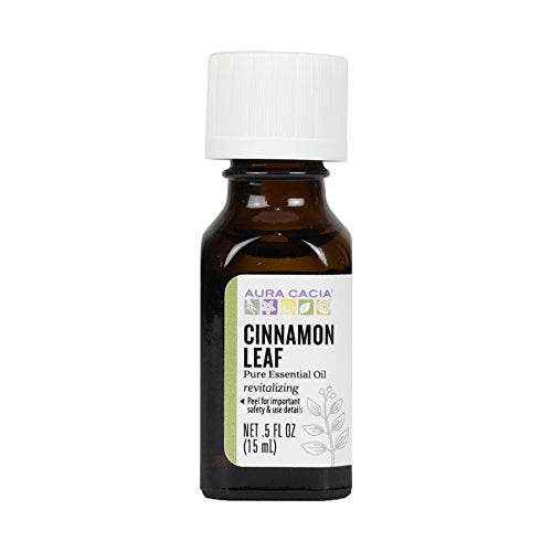 Aura Cacia Cinnamon Leaf Essential Oil (1x0.5Oz) Hot on Sale