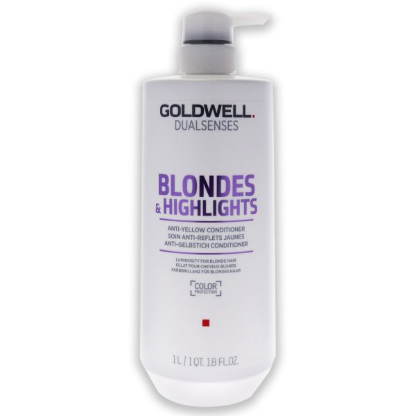 Goldwell Dualsenses Blondes and Highlights Conditioner, 1 L  1QT. 1.8 FL OZ Fashion