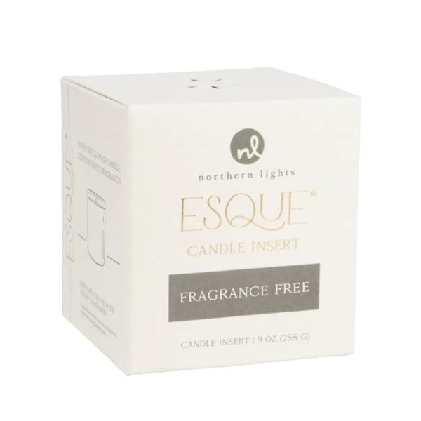 FRAGRANCE FREE by , ESQUE CANDLE INSERT 9 OZ on Sale