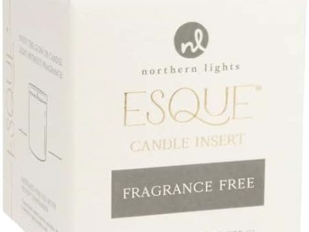 FRAGRANCE FREE by , ESQUE CANDLE INSERT 9 OZ on Sale