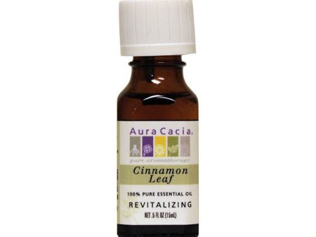 Aura Cacia Cinnamon Leaf Essential Oil (1x0.5Oz) Hot on Sale